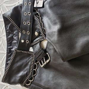 Sophisticated, Feminine, sexy..Leather Chaps